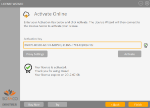 QLM License Wizard Online Activation
